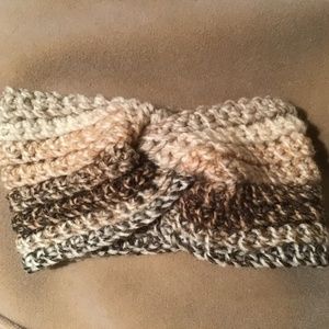 Crocheted Front Twist Headband-New
